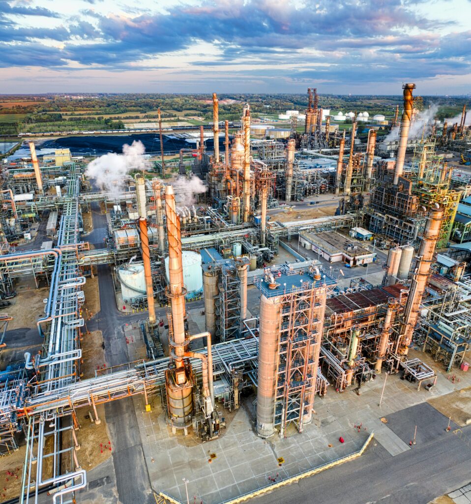 Refinery From a Birds Eye View